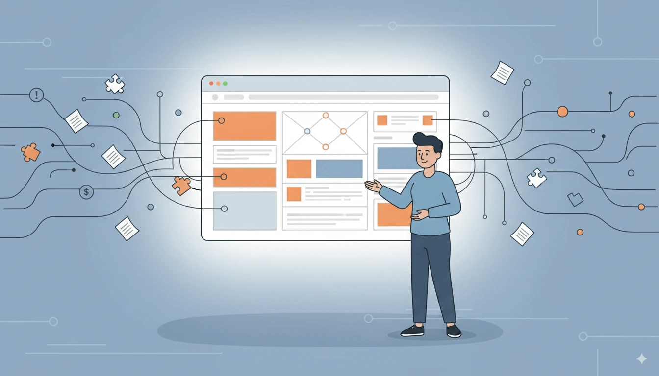 Illustration montrant un plan clair et une trajectoire de succès