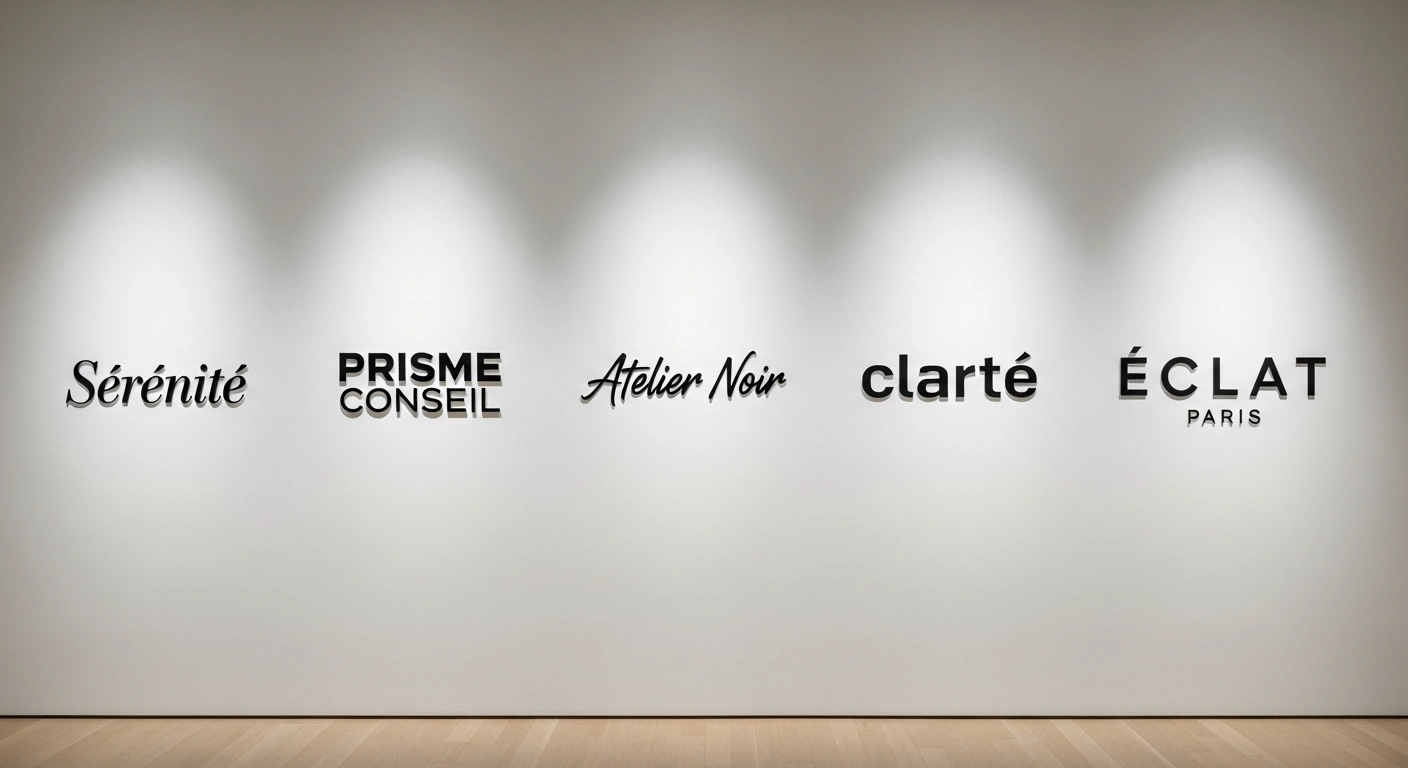 Composition de logos textuels célèbres et élégants pour illustrer la puissance de la typographie