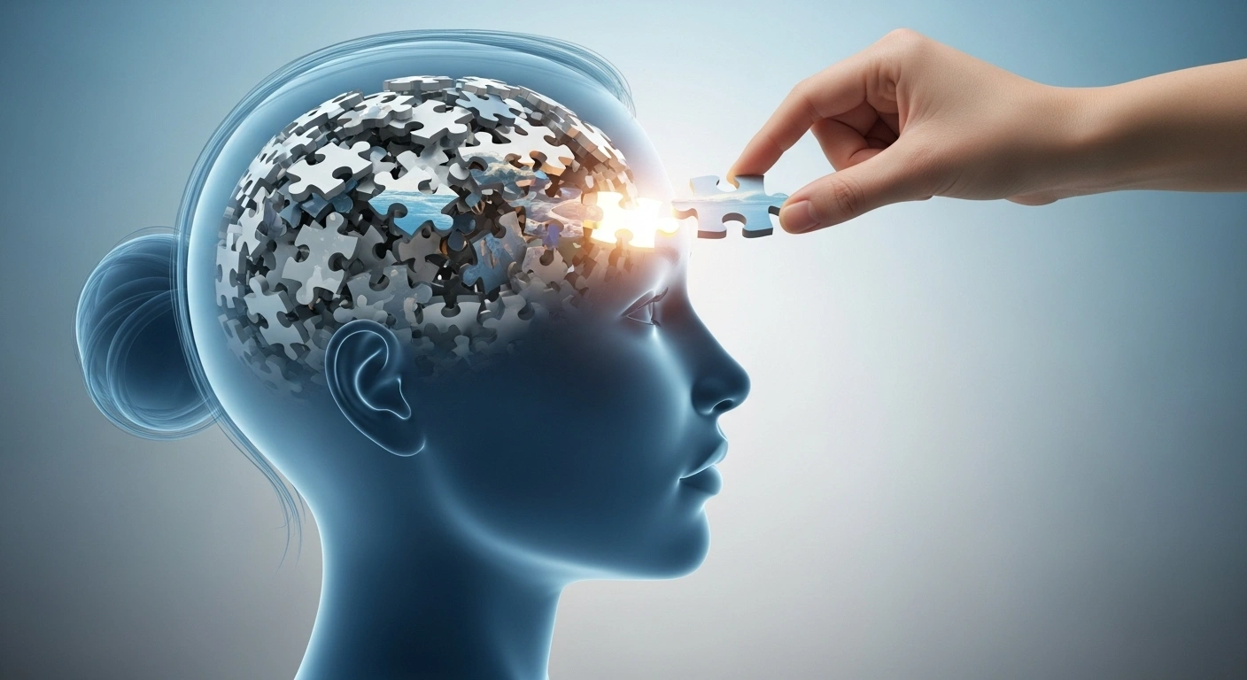 Une ampoule qui s'allume au-dessus de la tête d'une personne, symbolisant une prise de conscience.