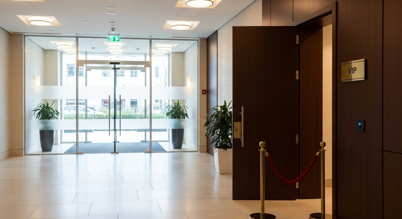 Clé dorée à côté d'un agenda, symbolisant un accès VIP secret.