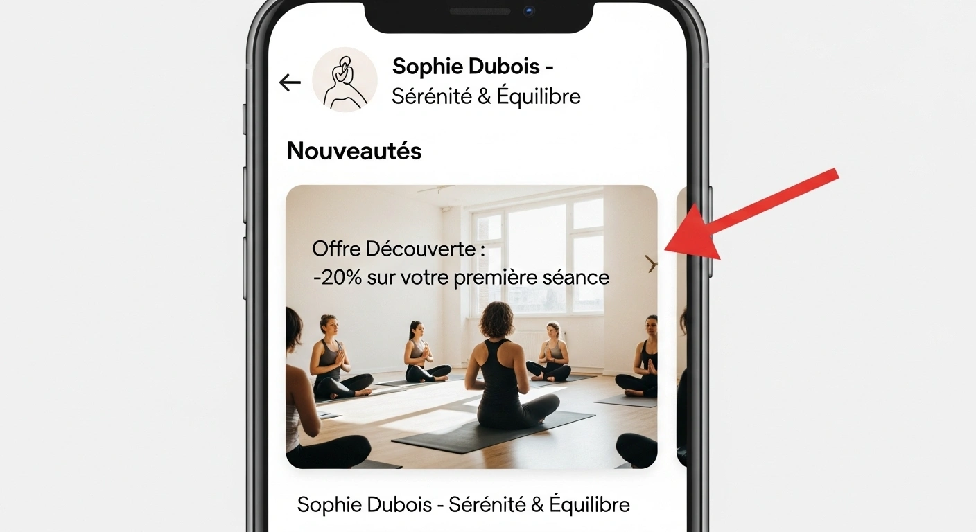 Fiche Google Business Profile avec un Google Post bien conçu mis en avant.