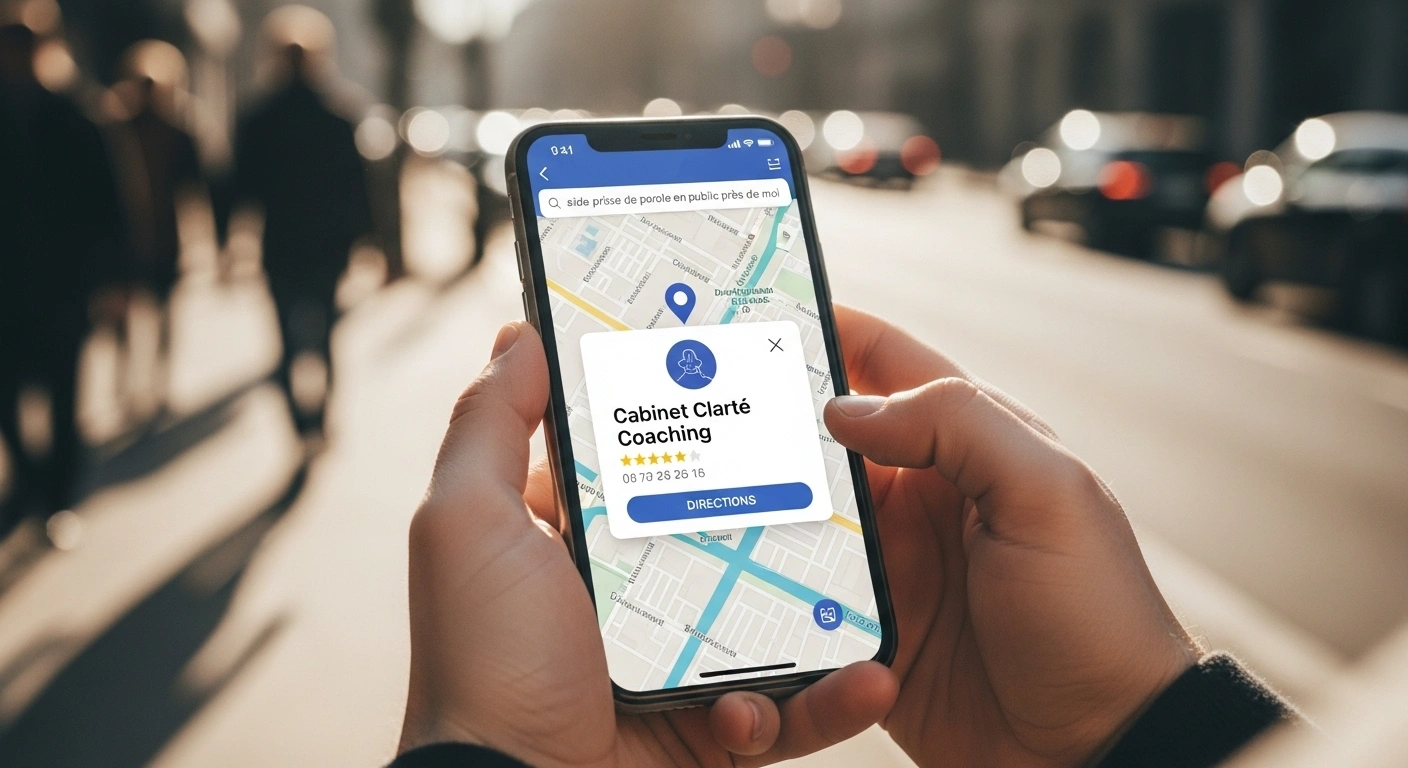 Résultat de recherche Google montrant une fiche d'entreprise optimisée avec des services détaillés