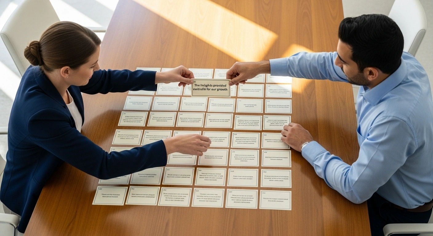 Visualisation de la hiérarchisation des témoignages clients, le meilleur étant placé en premier.