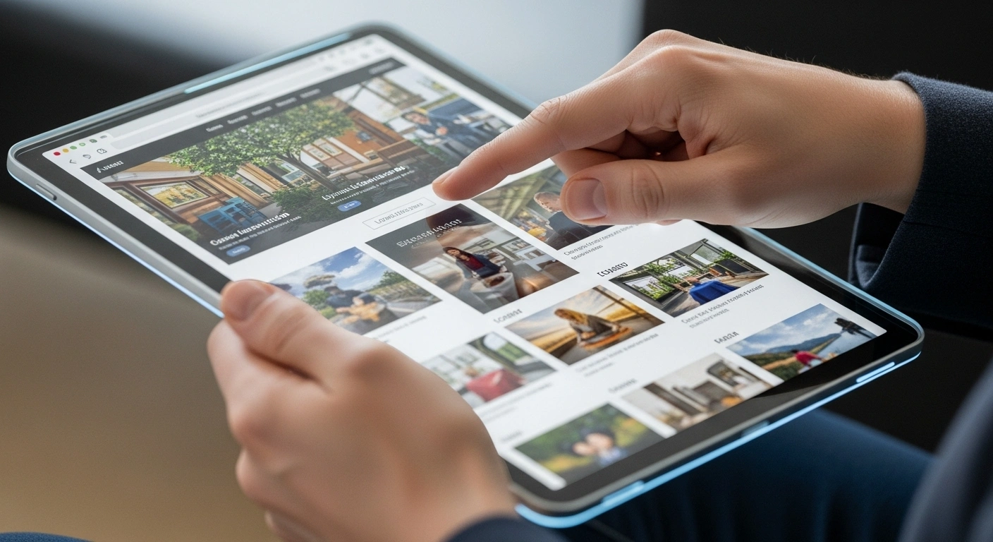 Schéma expliquant le principe du lazy loading, où les images se chargent au fur et à mesure du défilement.