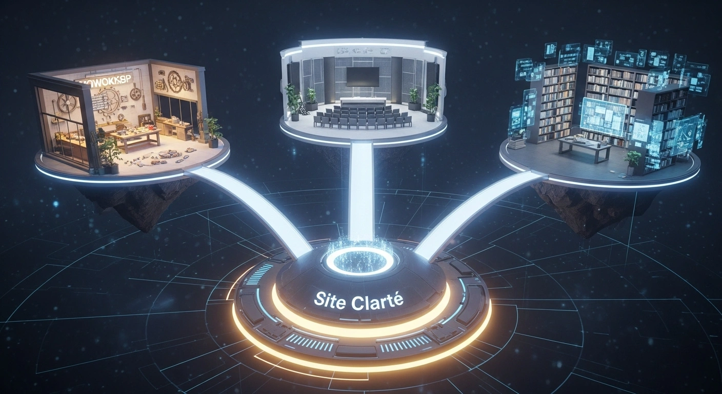 Diagramme illustrant la stratégie de création d'une page dédiée par offre digitale