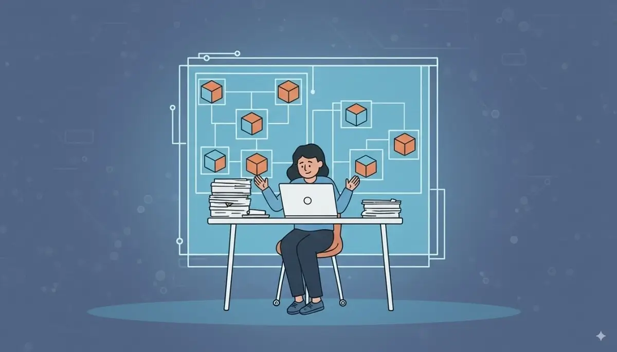 Illustration de la simplification du contenu